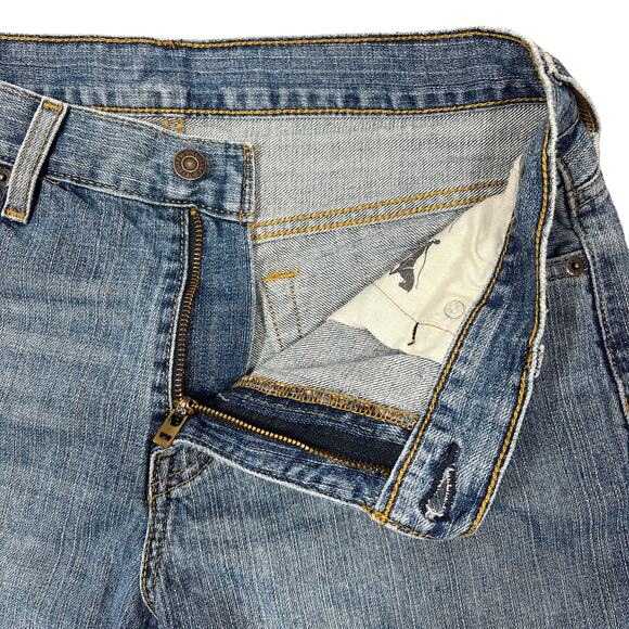 Levi's 569 Dad Jean Shorts Men's 30" Blue Loose Fit Cutoffs Grunge Jorts Retro - Picture 4 of 8